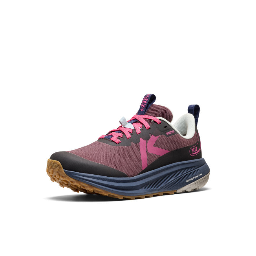 Womens Roam Waterproof Trail Running Shoe HuckleberryBallad Blue