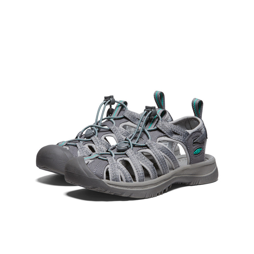Womens Whisper Medium GreyPeacock Green