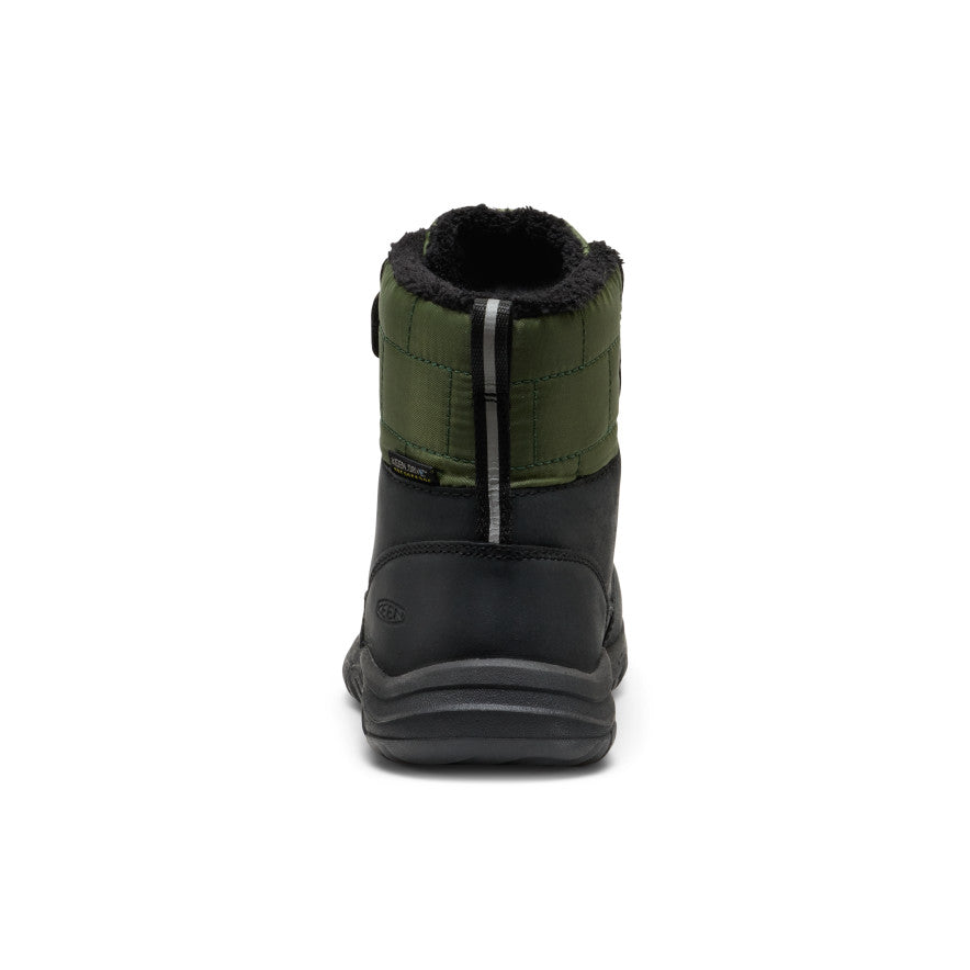 Little Kids Kanibou Waterproof Winter Boot BlackBronze Green