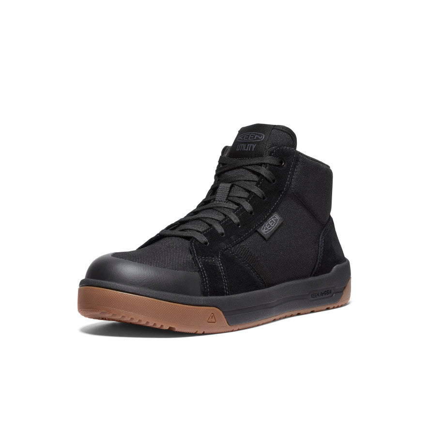 Mens Kenton Mid Work Shoe Carbon Toe BlackGum