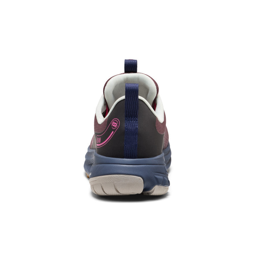 Womens Roam Waterproof Trail Running Shoe HuckleberryBallad Blue