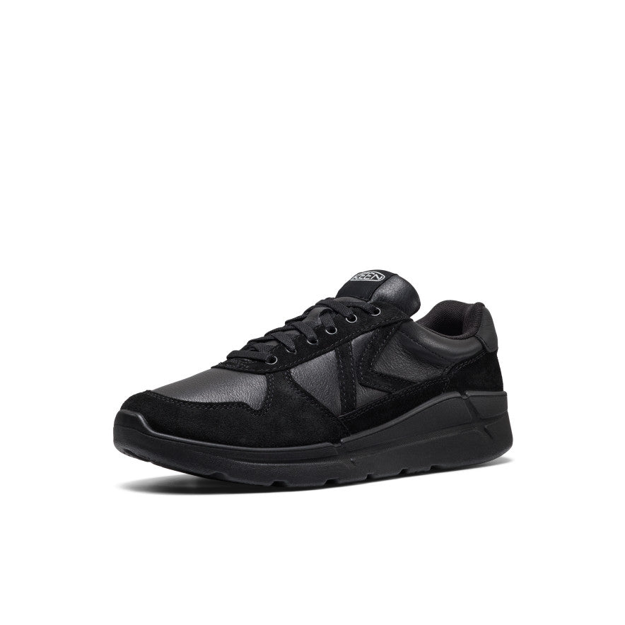 Mens KM2 Leather Jogger BlackBlack