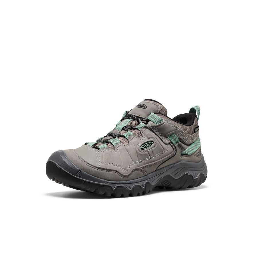 Womens Targhee IV Wide Waterproof Hiking Shoe AlloyGranite Green